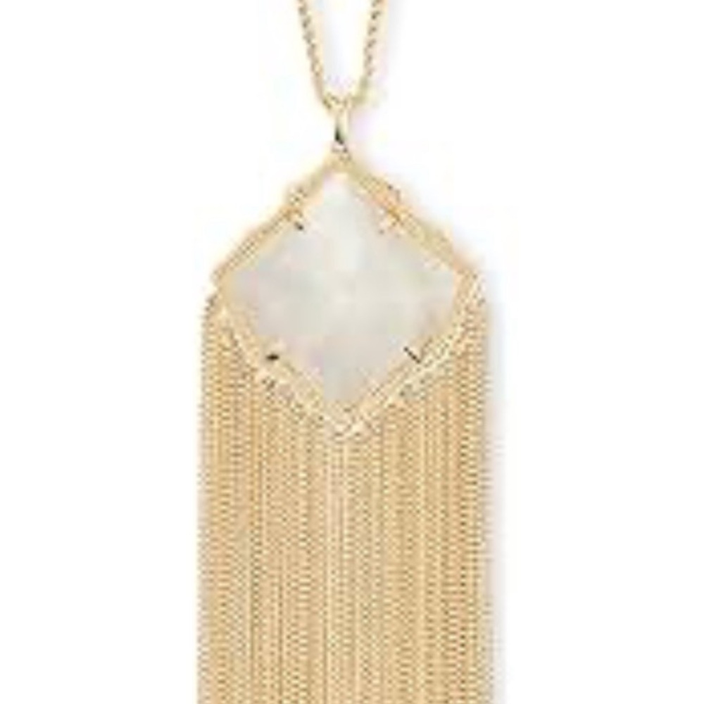 KENDRA SCOTT • Kingston Gold Long Pendant Necklace
